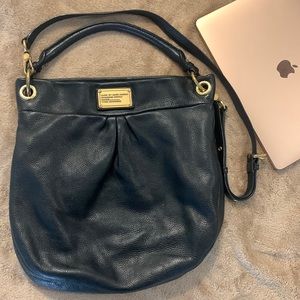 Marc by Marc Jacobs Black Leather Classic Q Hillier Hobo
